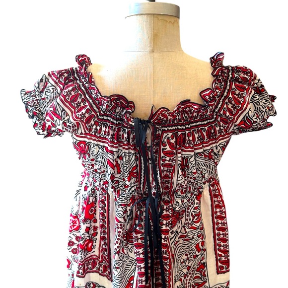 Anna Sui Red Poppy dress from the Spring/Summer 2007 collection. 
Size Medium - Picture 5 of 12